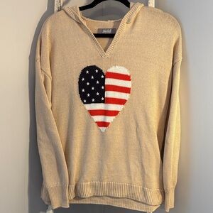 USA heart hoodie sweater